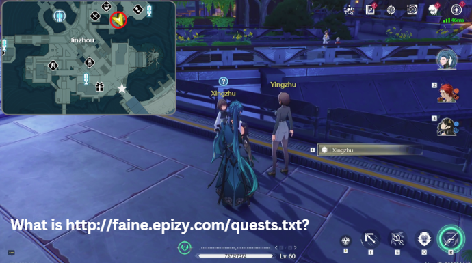 What is http://faine.epizy.com/quests.txt?